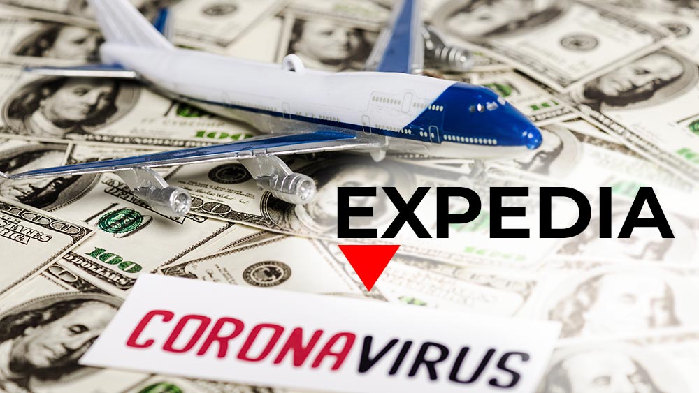 Expedia loses money due to COVID-19.