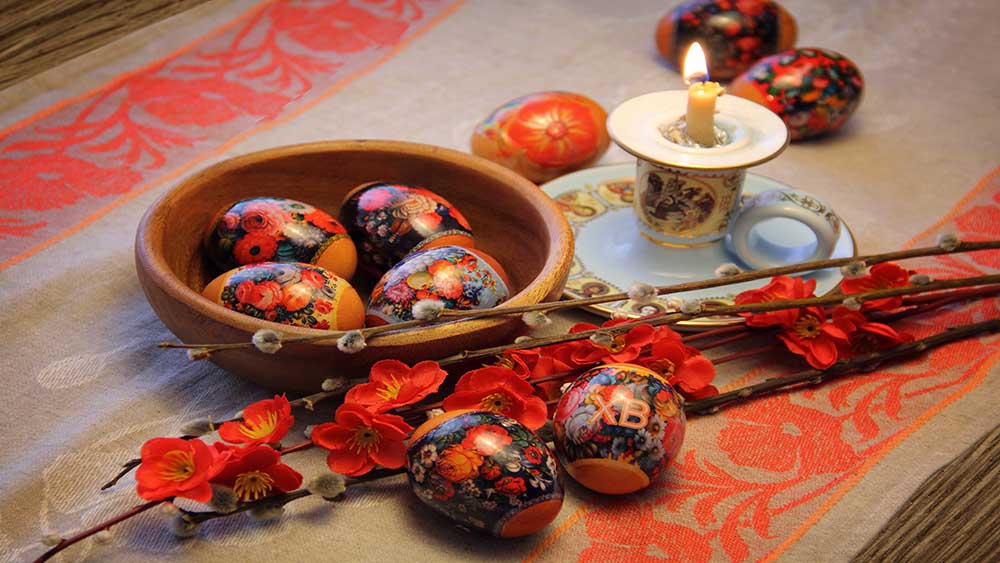 Великденски яйца по католически обичаи